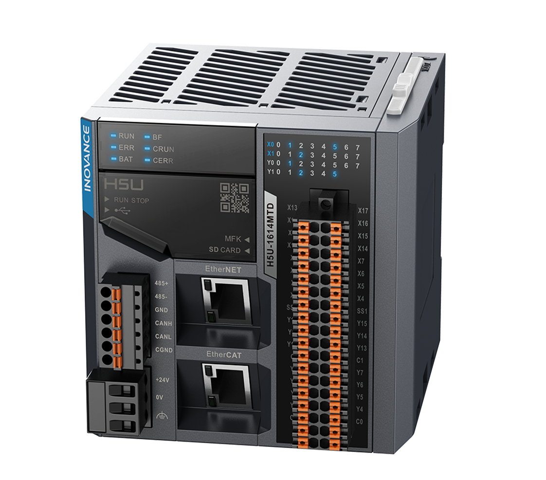 H5U系列  EtherCAT總線高性能小型PLC