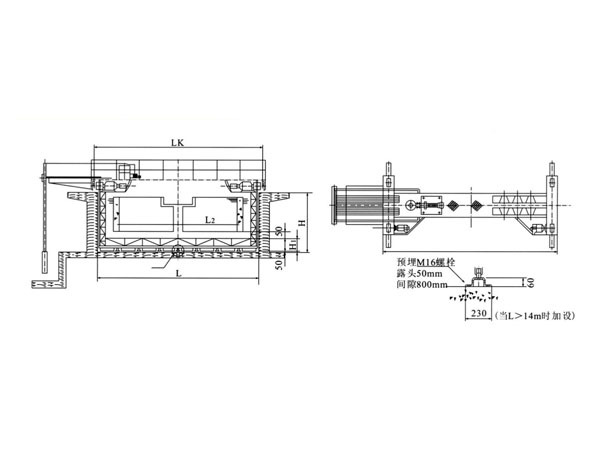 Inclined plate (tube) sedimentation tank siphon suction sludge machine