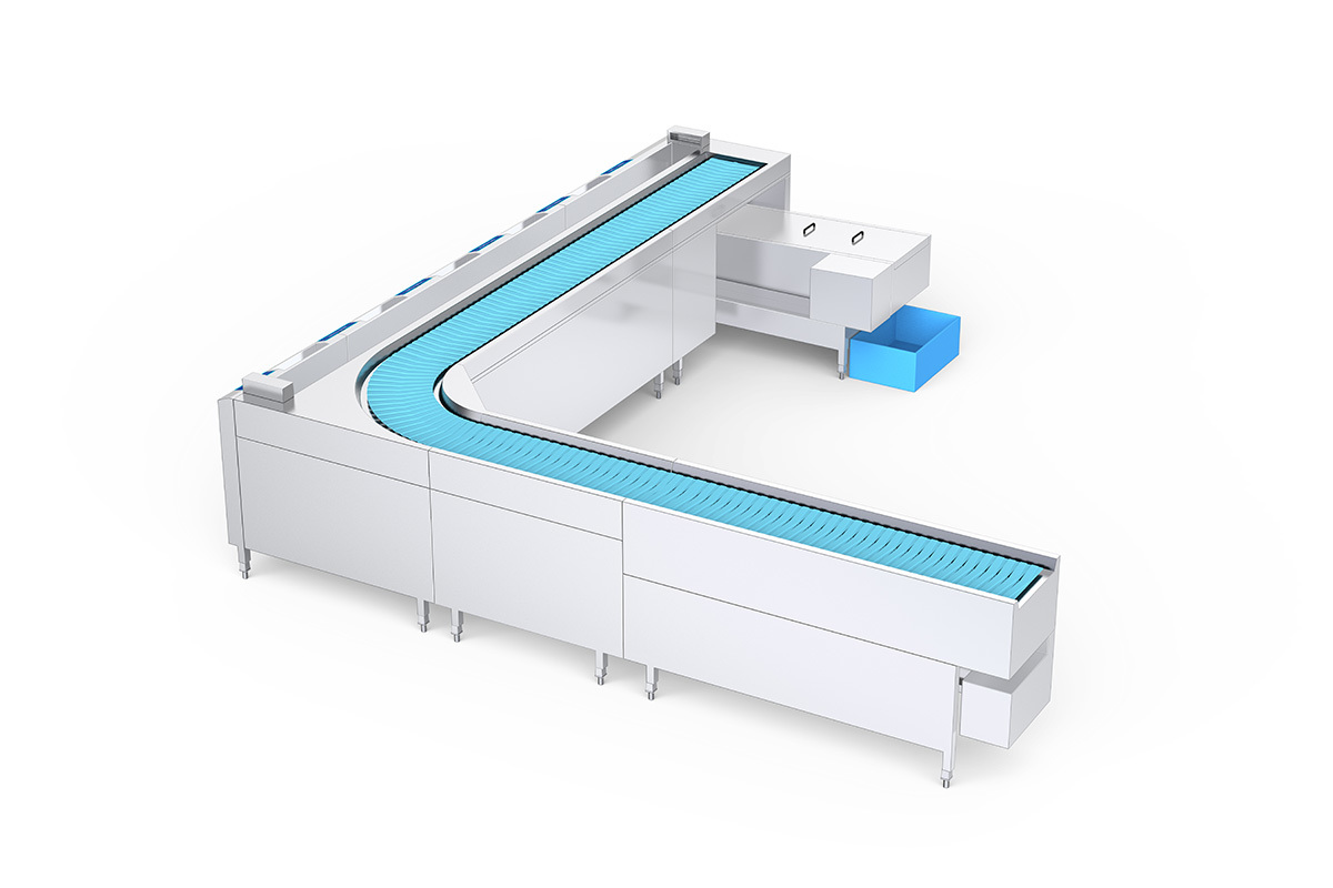 Multi-functional tableware scraps separation and recycling system