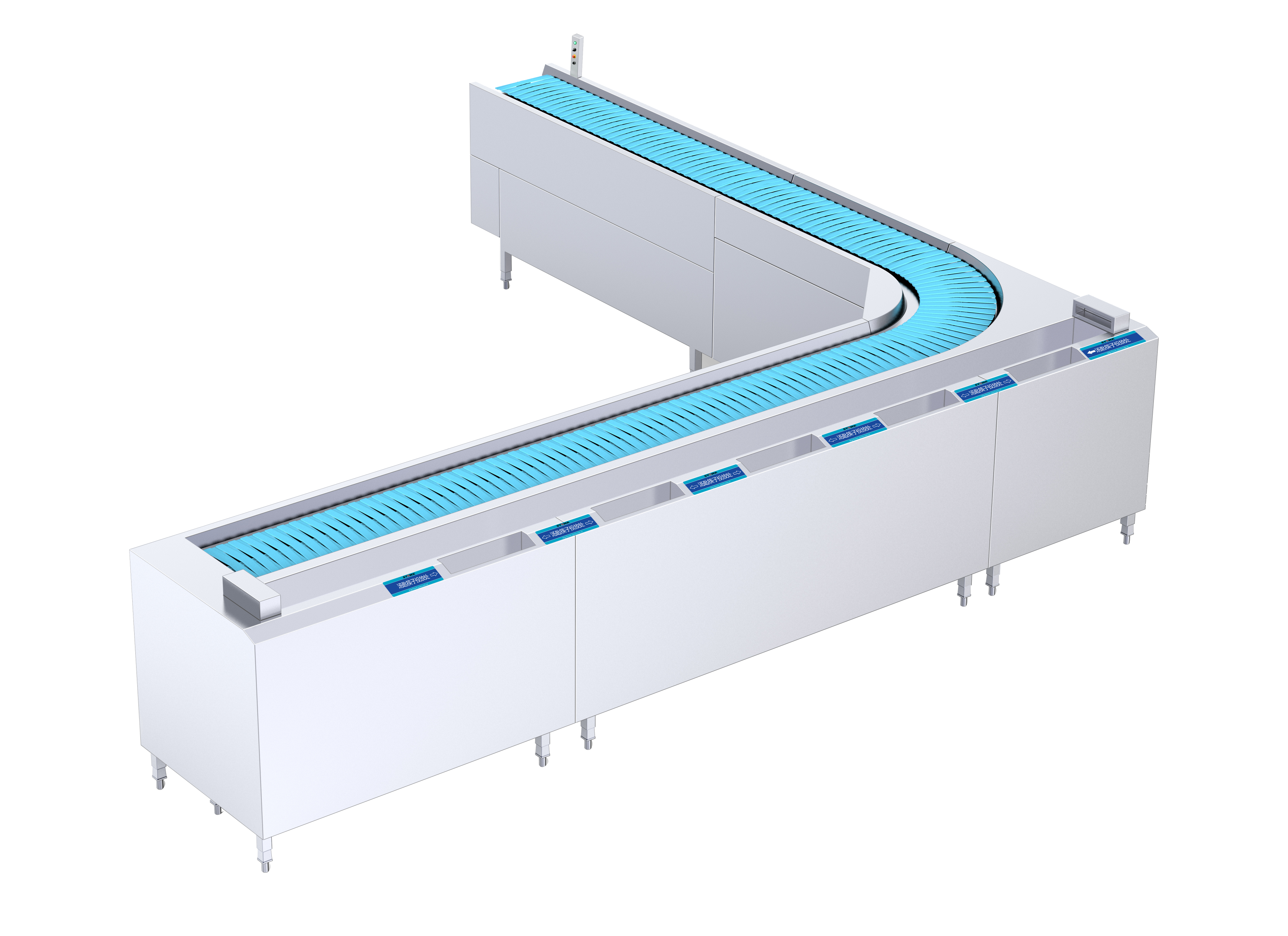 Sheet conveyor line(with loading chute)