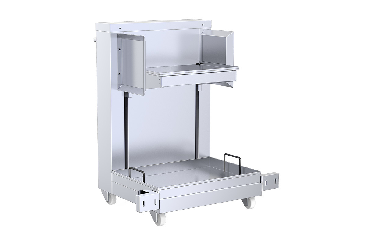 Trays stacking transporter
