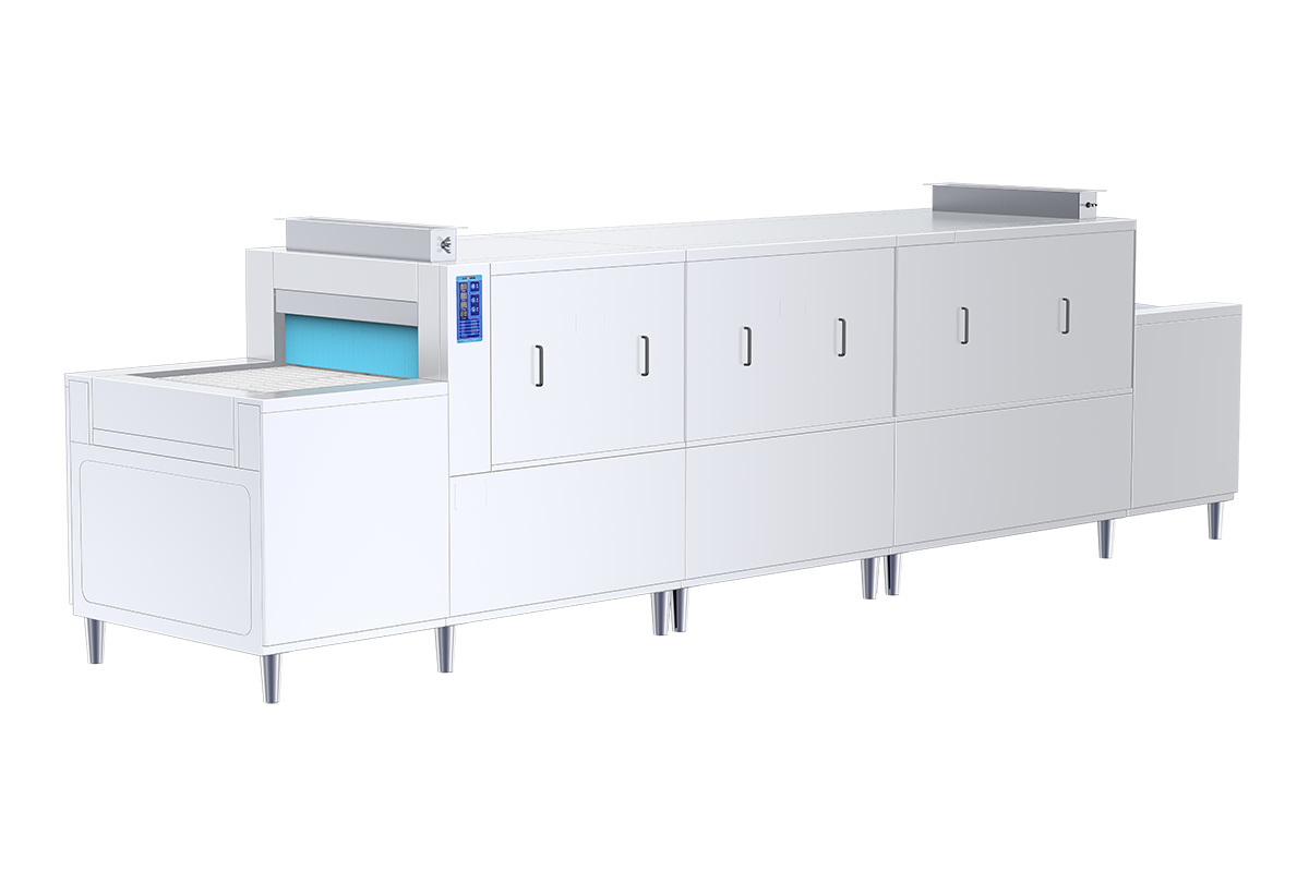 Steam tray washing equipment