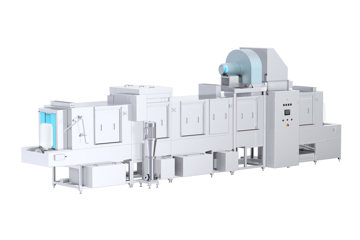 Bucket washing equipment