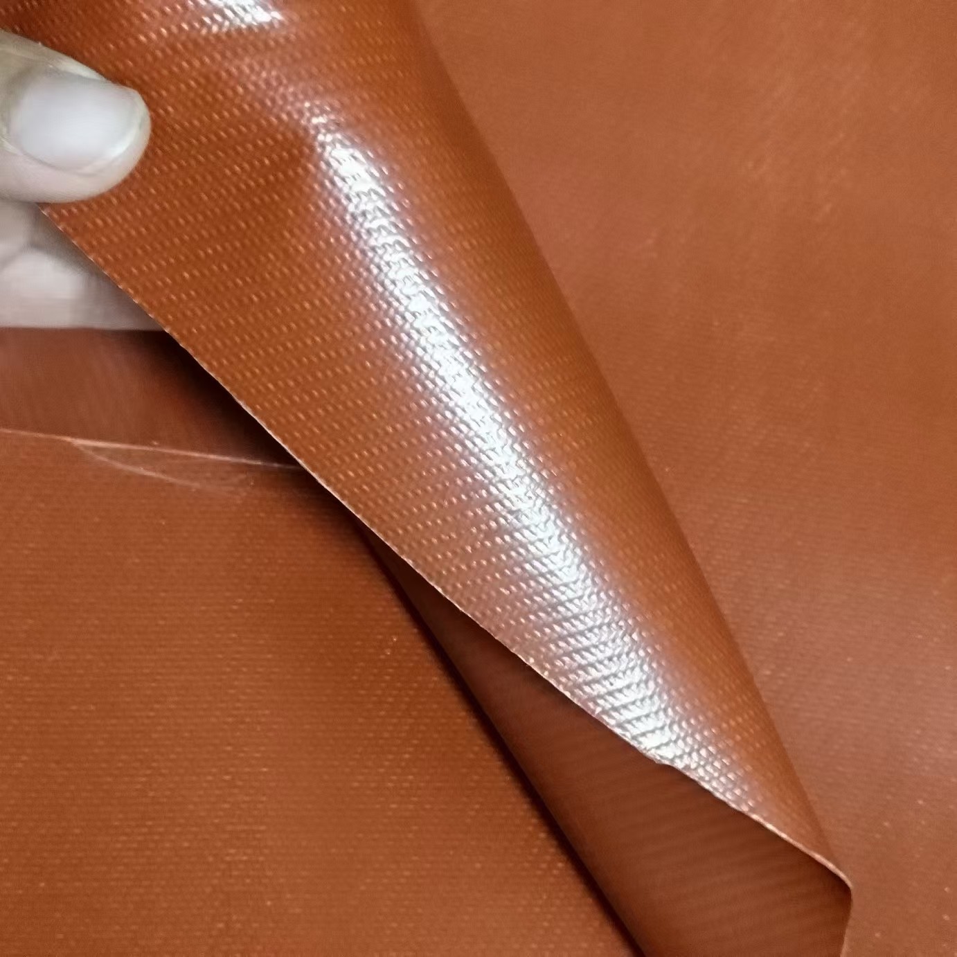 Double-Sided Fireproof Fiberglass Fabric(Red,0.5mm)