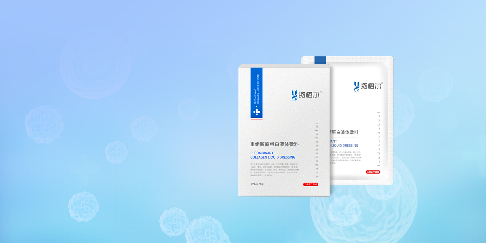 Recombinant collagen liquid dressing