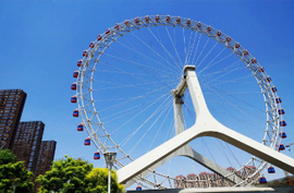 "City Ferris wheel" with planetary gearbox