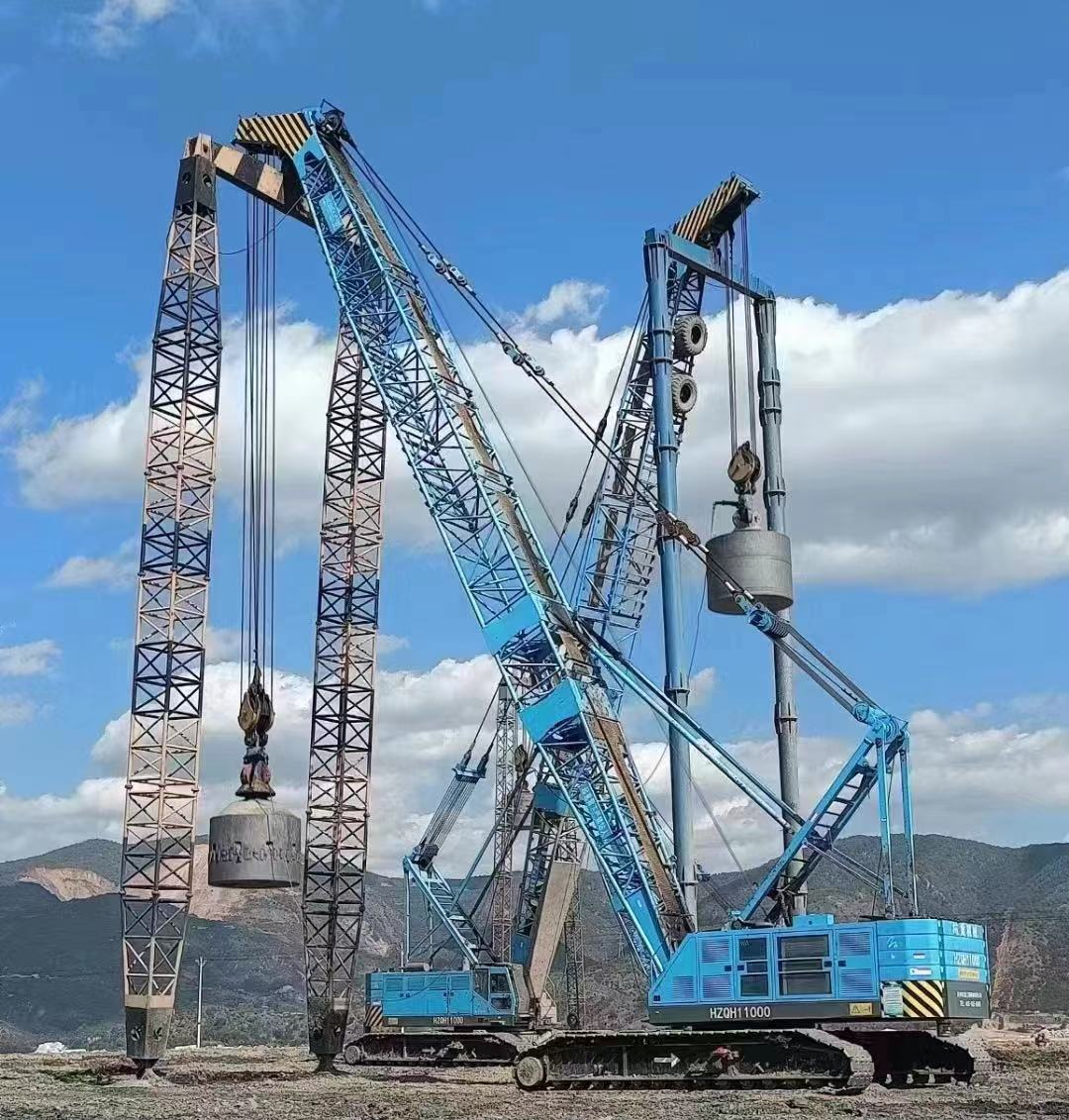 Application of hydraulic winch in dynamic compaction machine