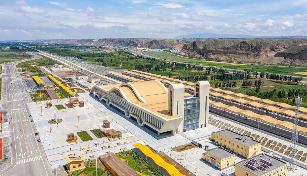Wuzhong to Zhongwei Railway Zhongwei South Station