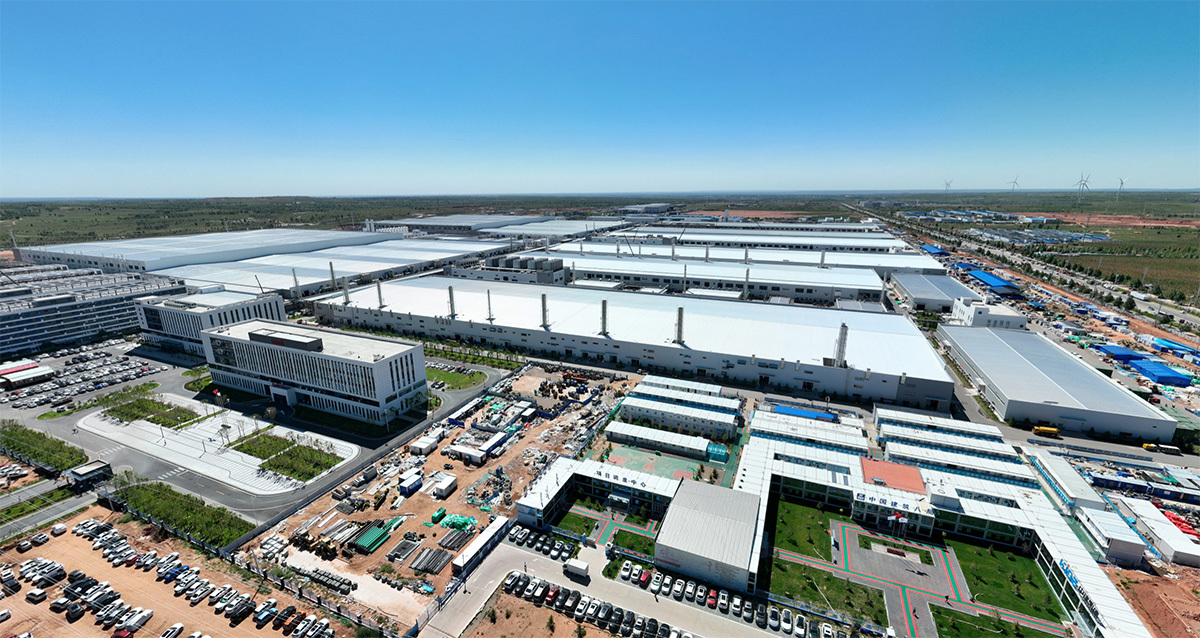 Longi Group Mengsu Economic Development Zone Zero Carbon Industrial Park New Energy and High Efficiency Battery Park Project
