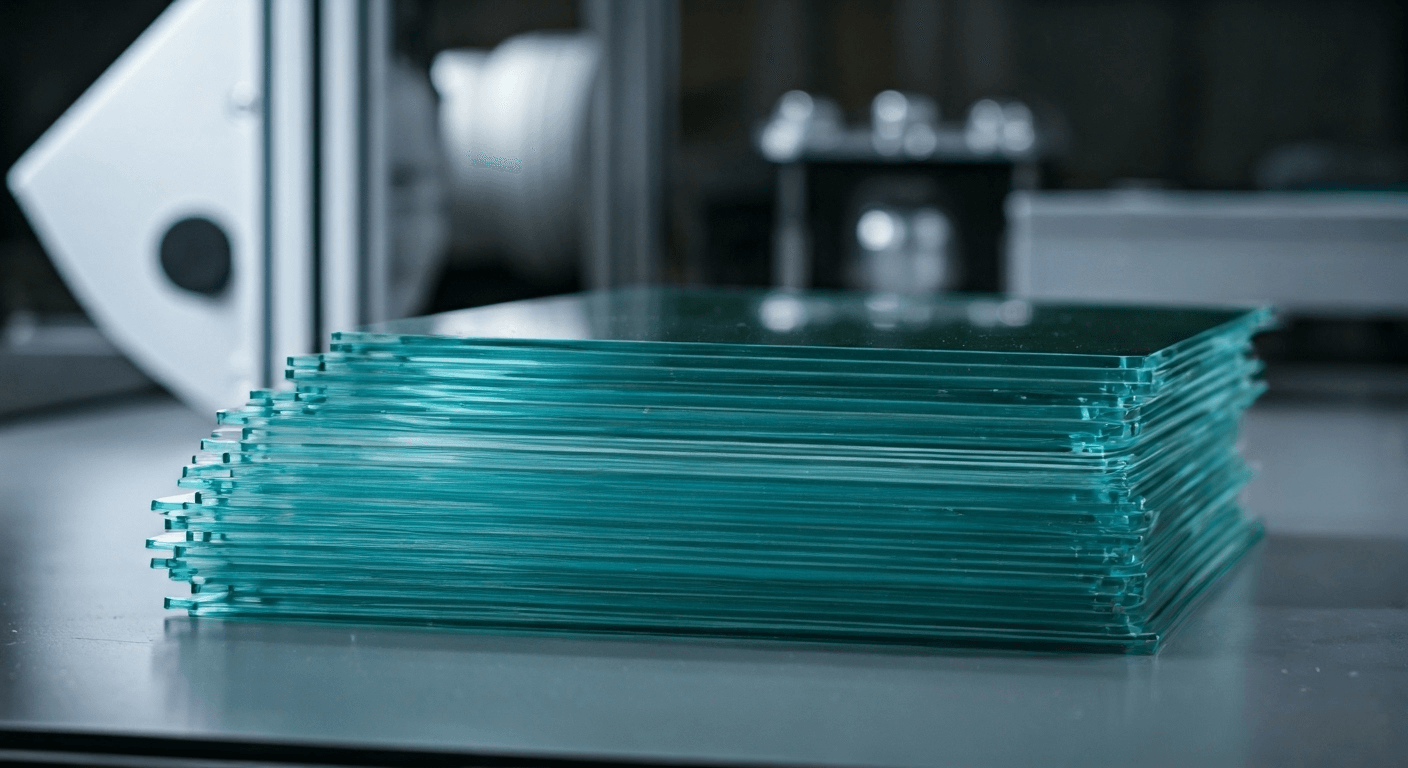 AF cover glass sheets on lab table