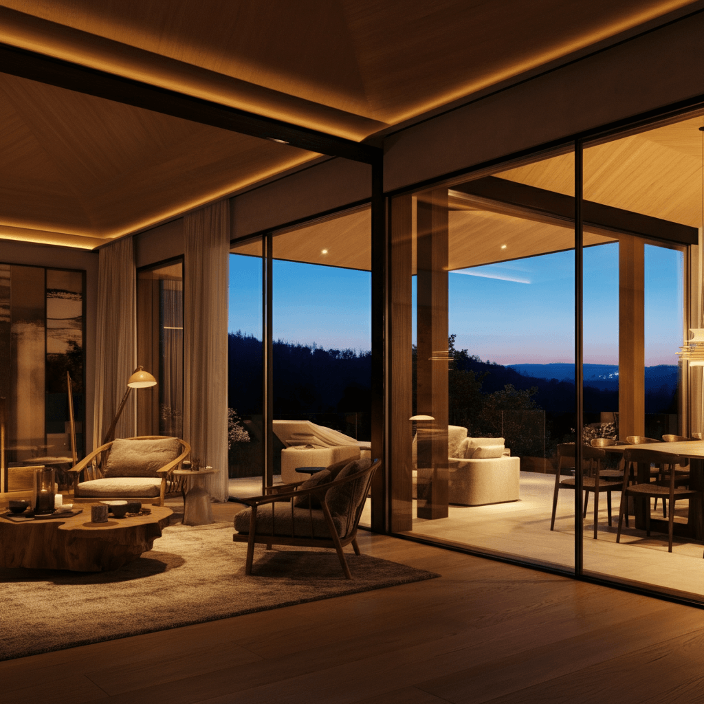Luxurious glass windows