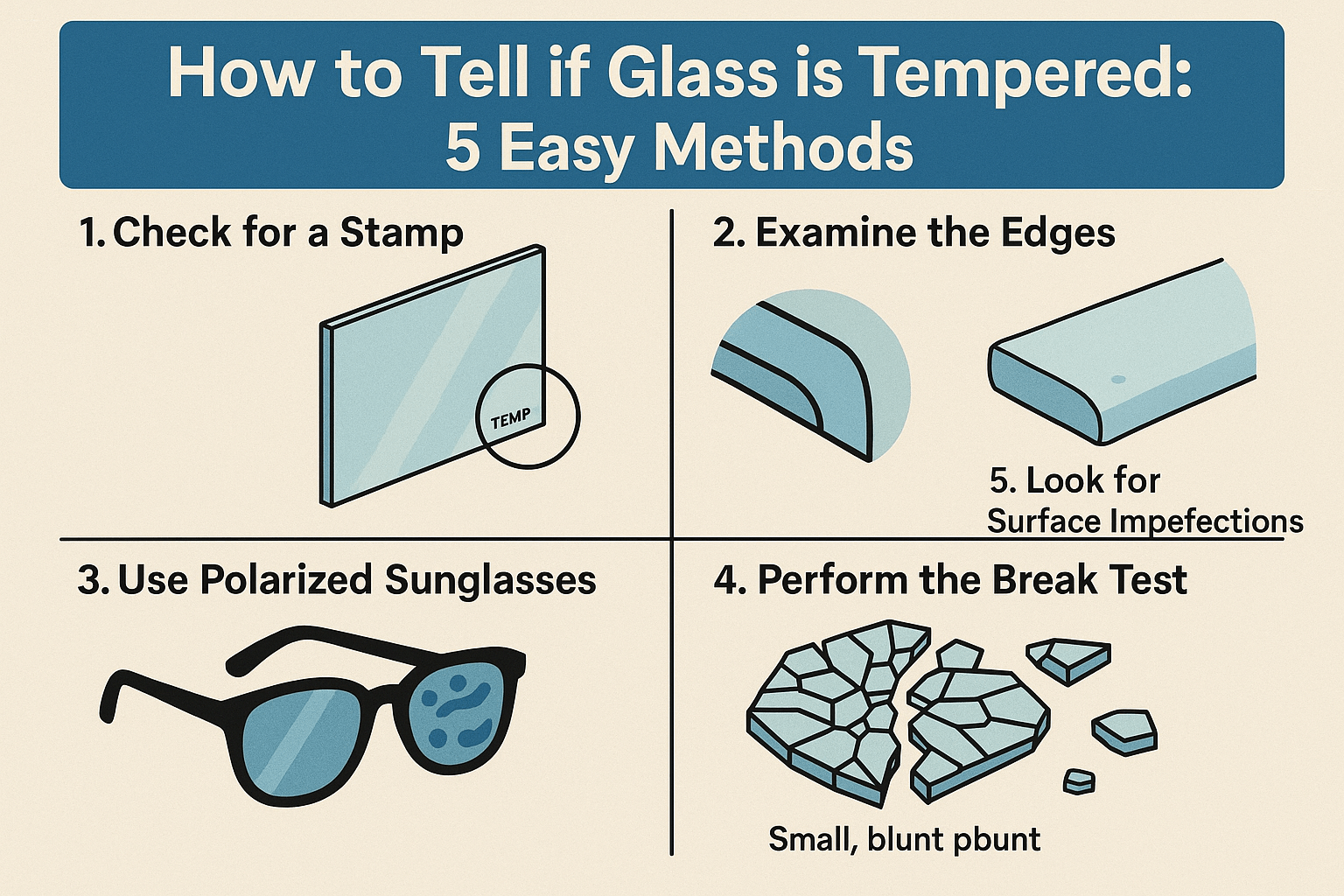 Person inspecting glass pane closely