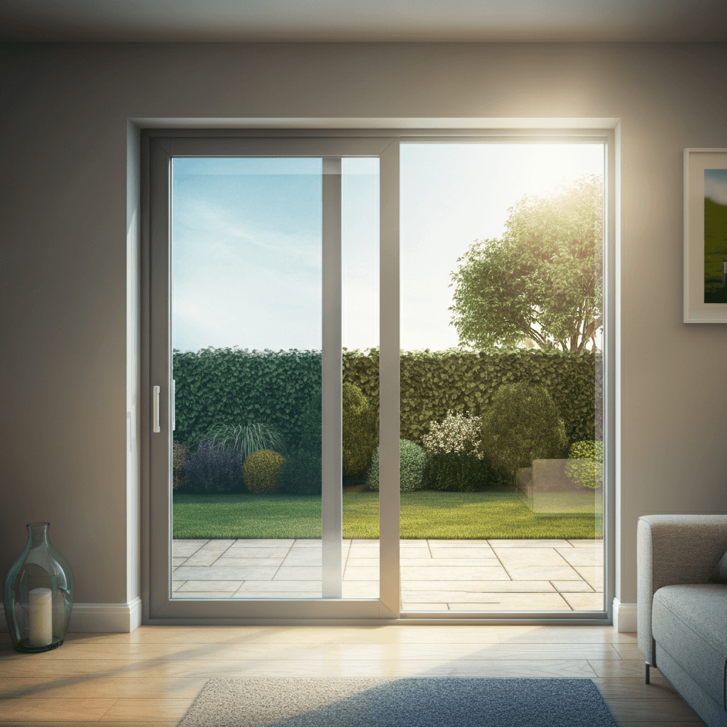 DIY glass door insulation