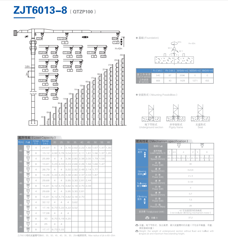 QTZP100 (6013) 8T