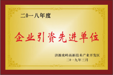 企業(yè)引資先進(jìn)單位