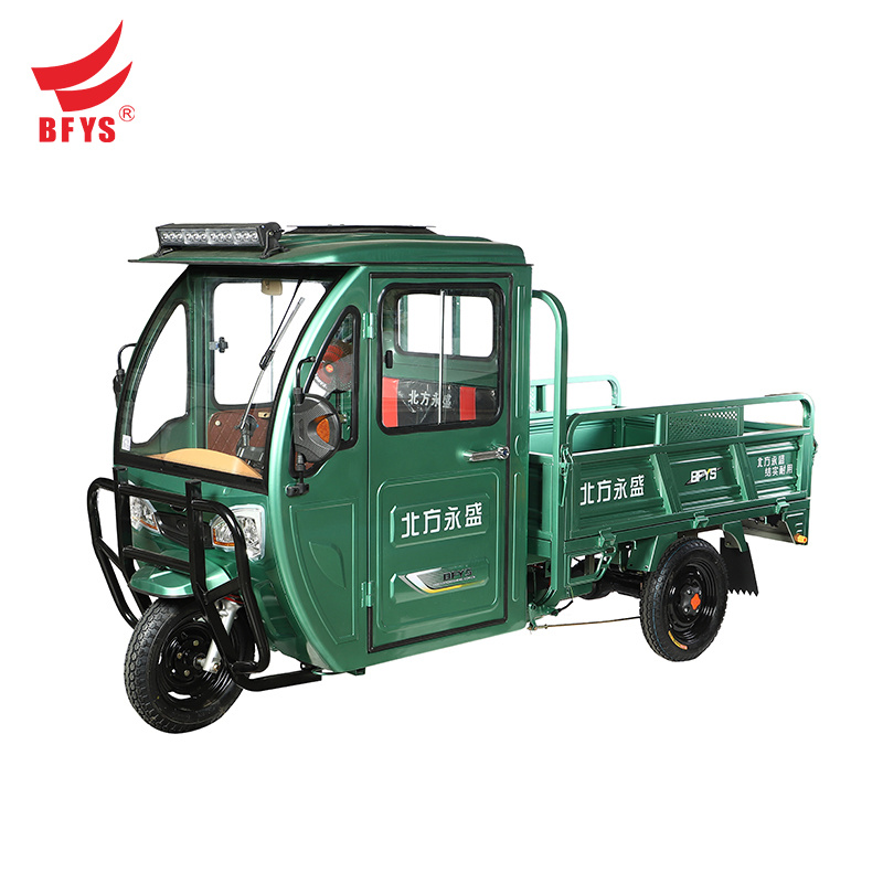 60V800W To 60V1200W Half Closed Mini Pickup Truck Electric Tricycle