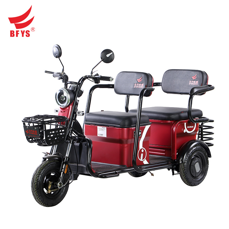 Electric Mobility Scooter With Two-row Seats