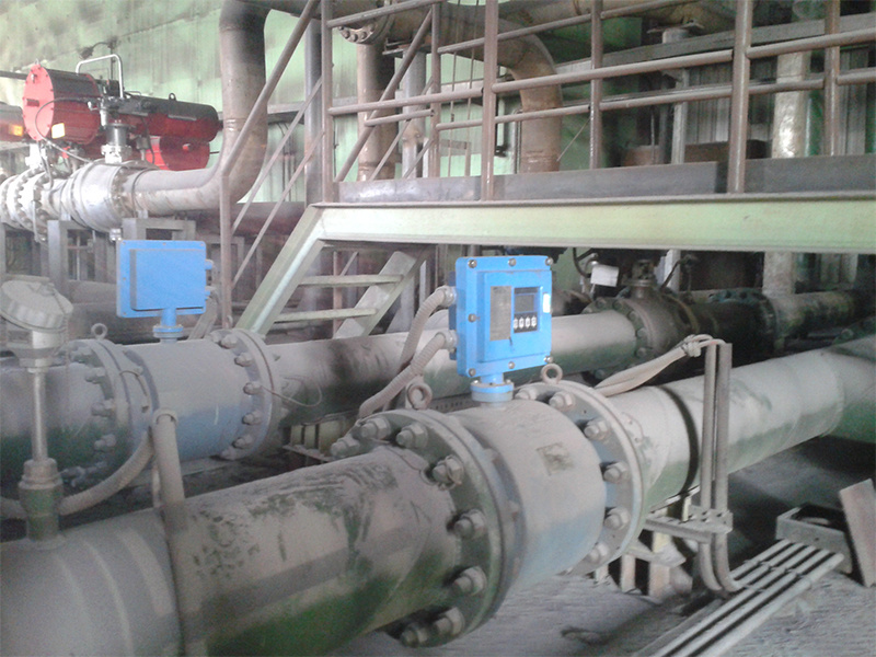 Water cooling measurement of oxygen lance in Wugang's No. 4 steelmaking plant.