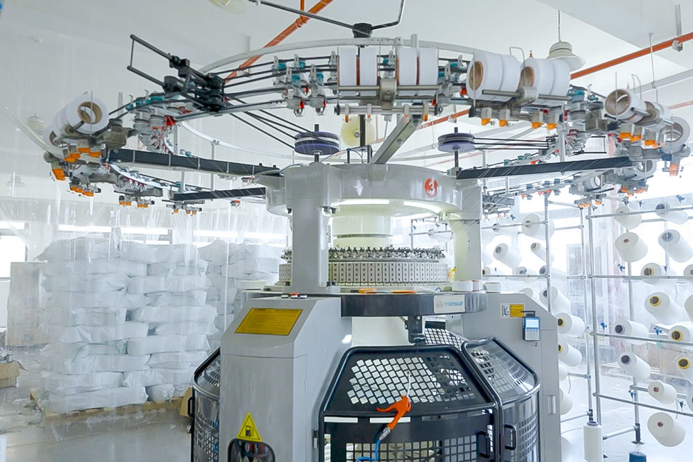 Weaving factory