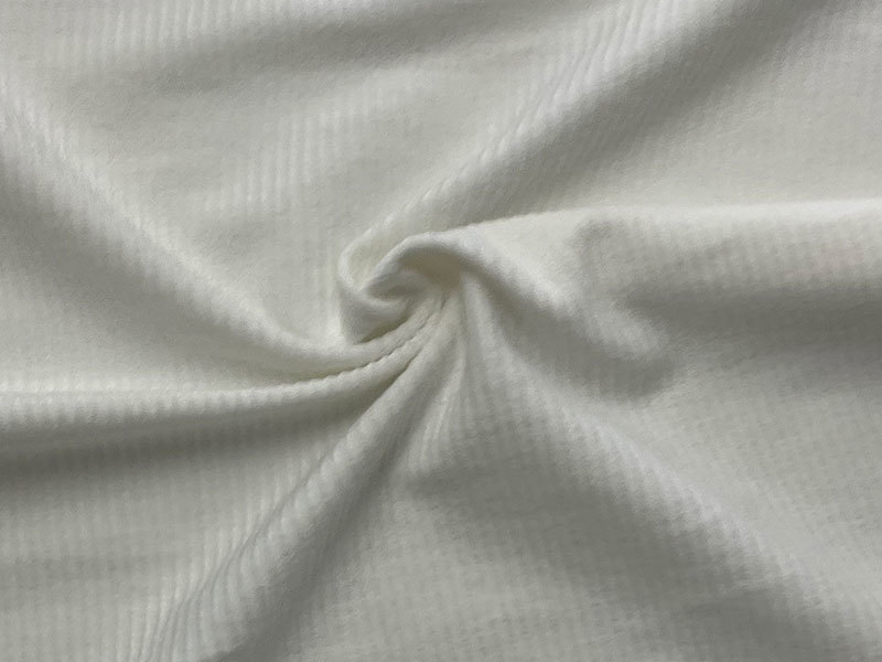 Cotton polyester elastic vertical striped terry