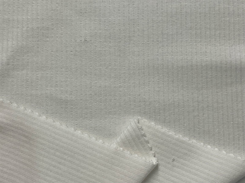 Vải thun cotton polyester đàn hồi dọc