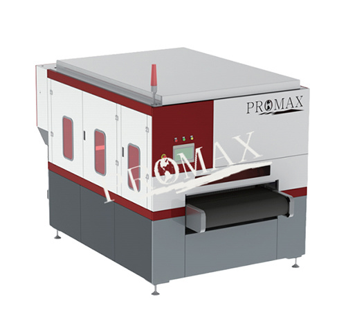 Economic sheet metal deburring machine