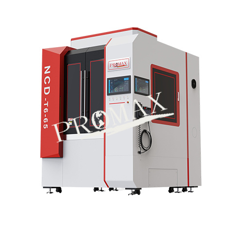 Six axis deburring machine