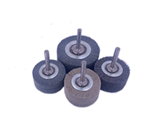 Handle wheel brush