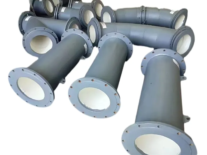 Ceramic lined wear-resistant pipe