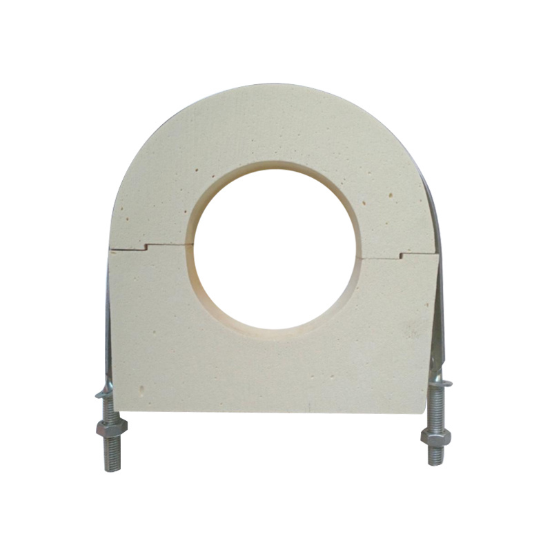 Square and round polyurethane pipe support