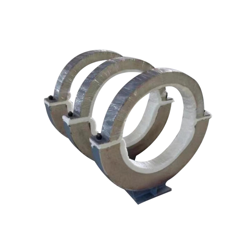 Vermiculite insulation pipe bracket