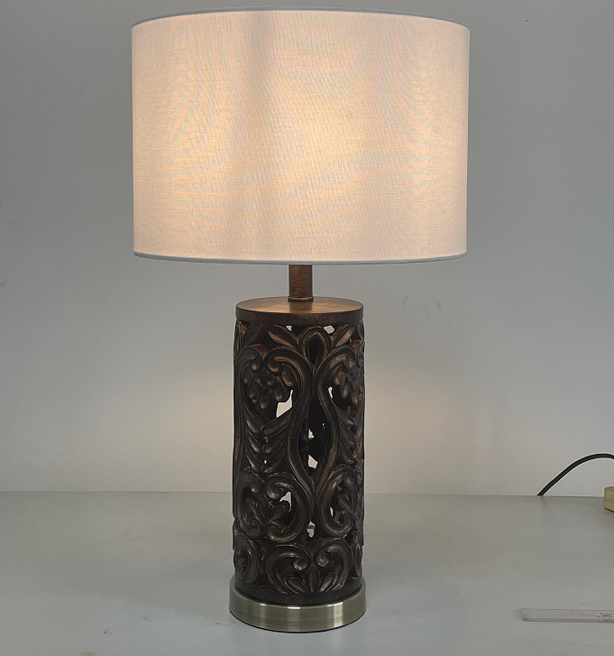 Nordic style resin table lamp