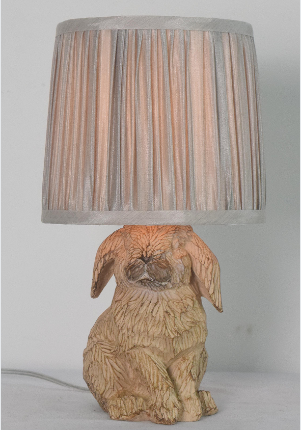 Animal resin table lamp