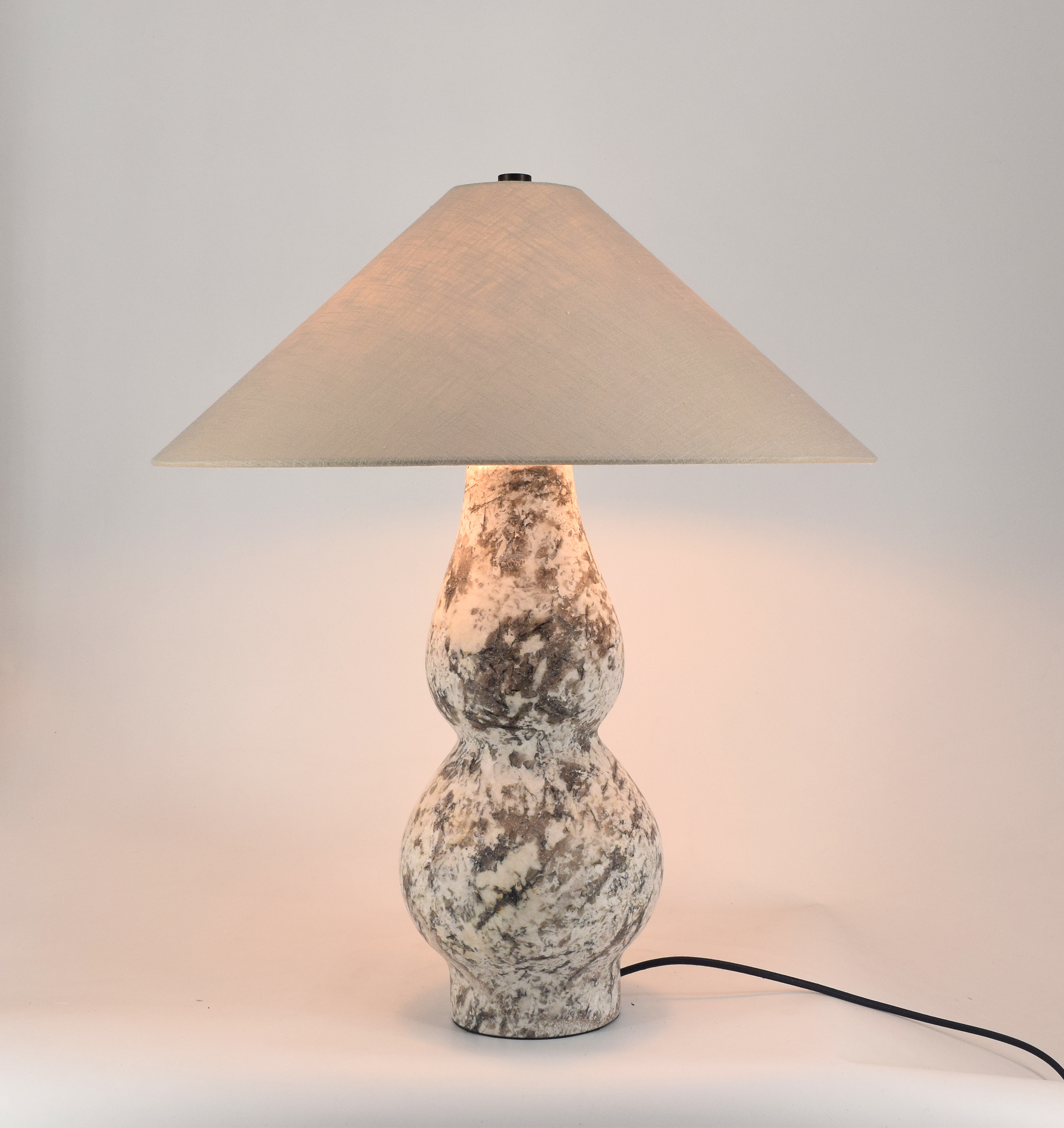 Pandora natural marble table lamp