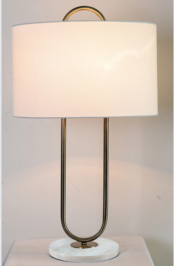 Modern minimalist wrought iron table lamp