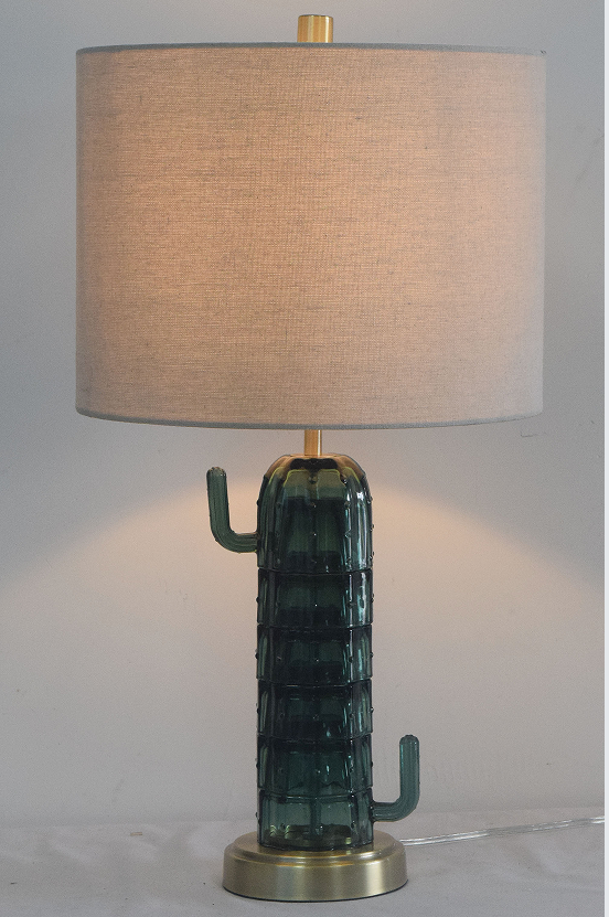 Green Cactus Desk Lamp