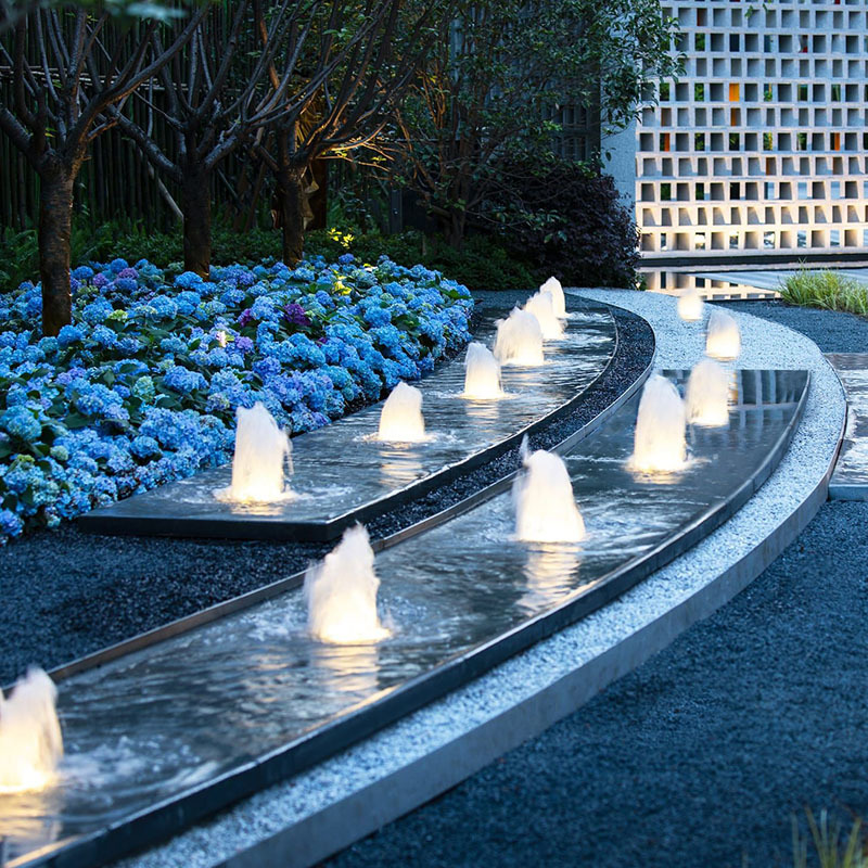 Fountain sprinklers
