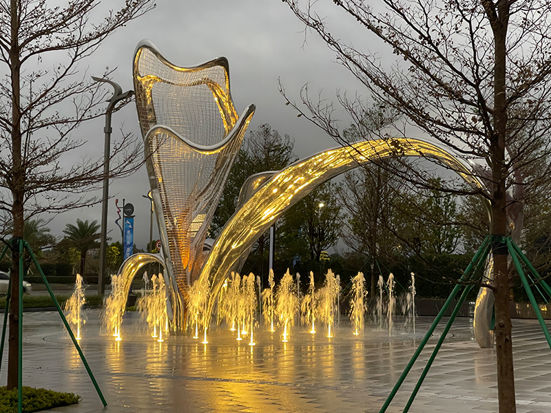Introduction to the treatment of water type by the fountain company's musical fountain