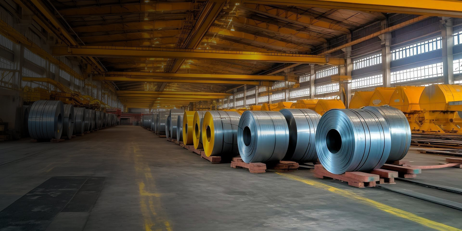 The import and export volume of steel ranks among the top in the country.