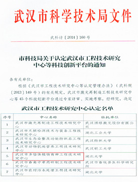 武汉市科学技术局文件