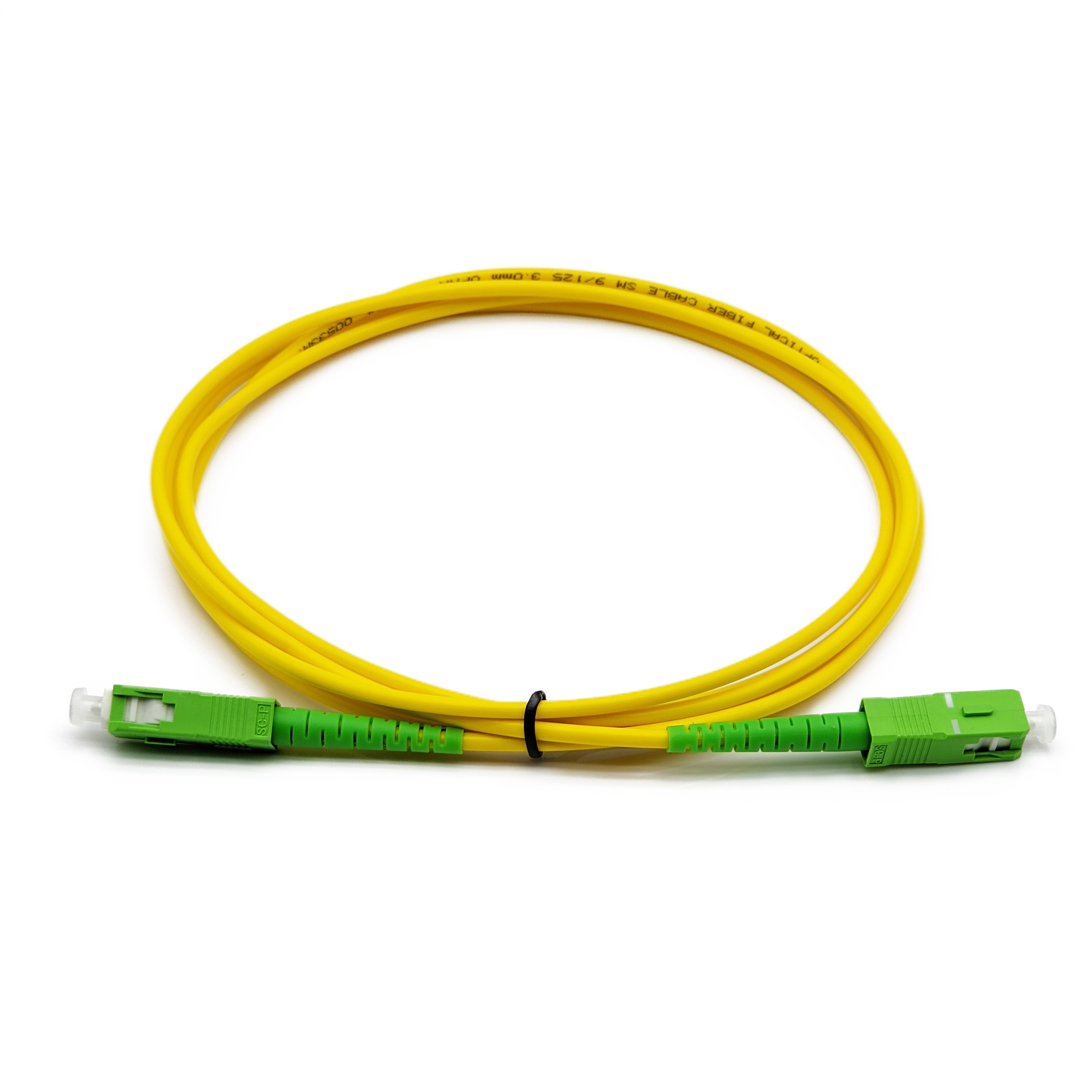 Simplex SC APC to SC APC OS2 Optic Fiber Patch Cable
