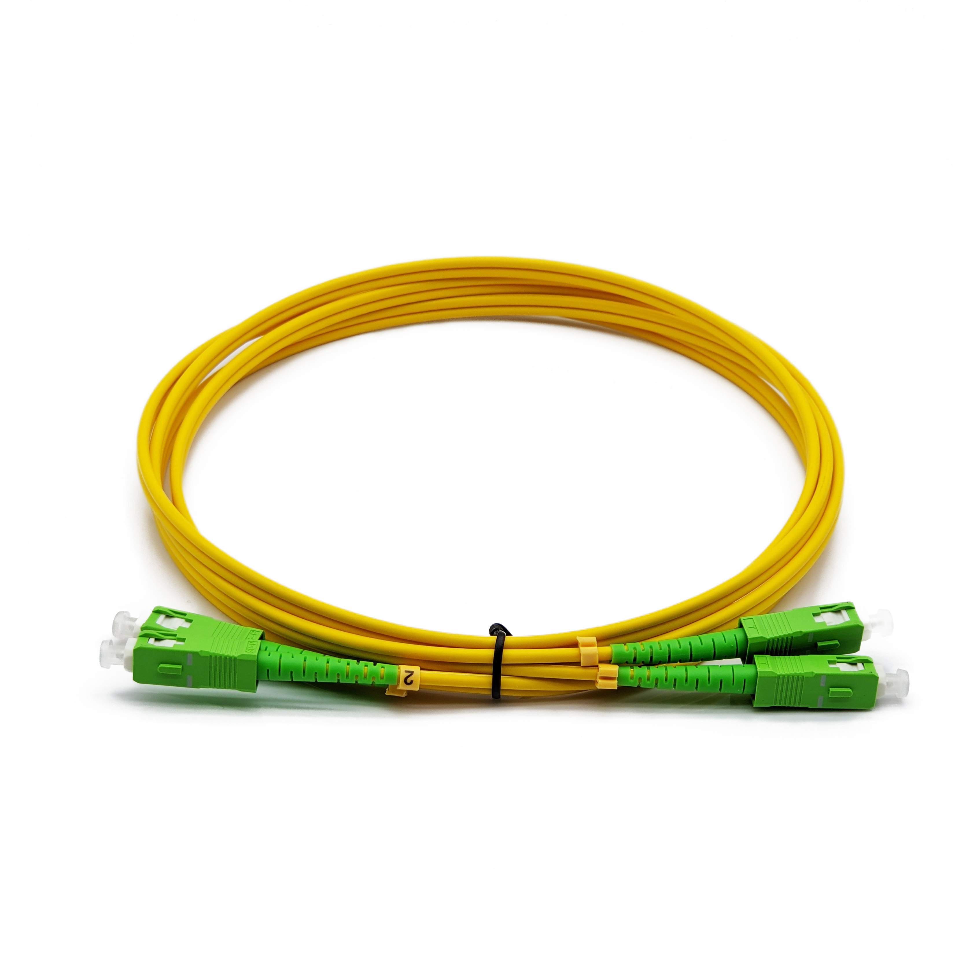 Duplex SC APC to SC APC OS2 Optic Fiber Patch Cable