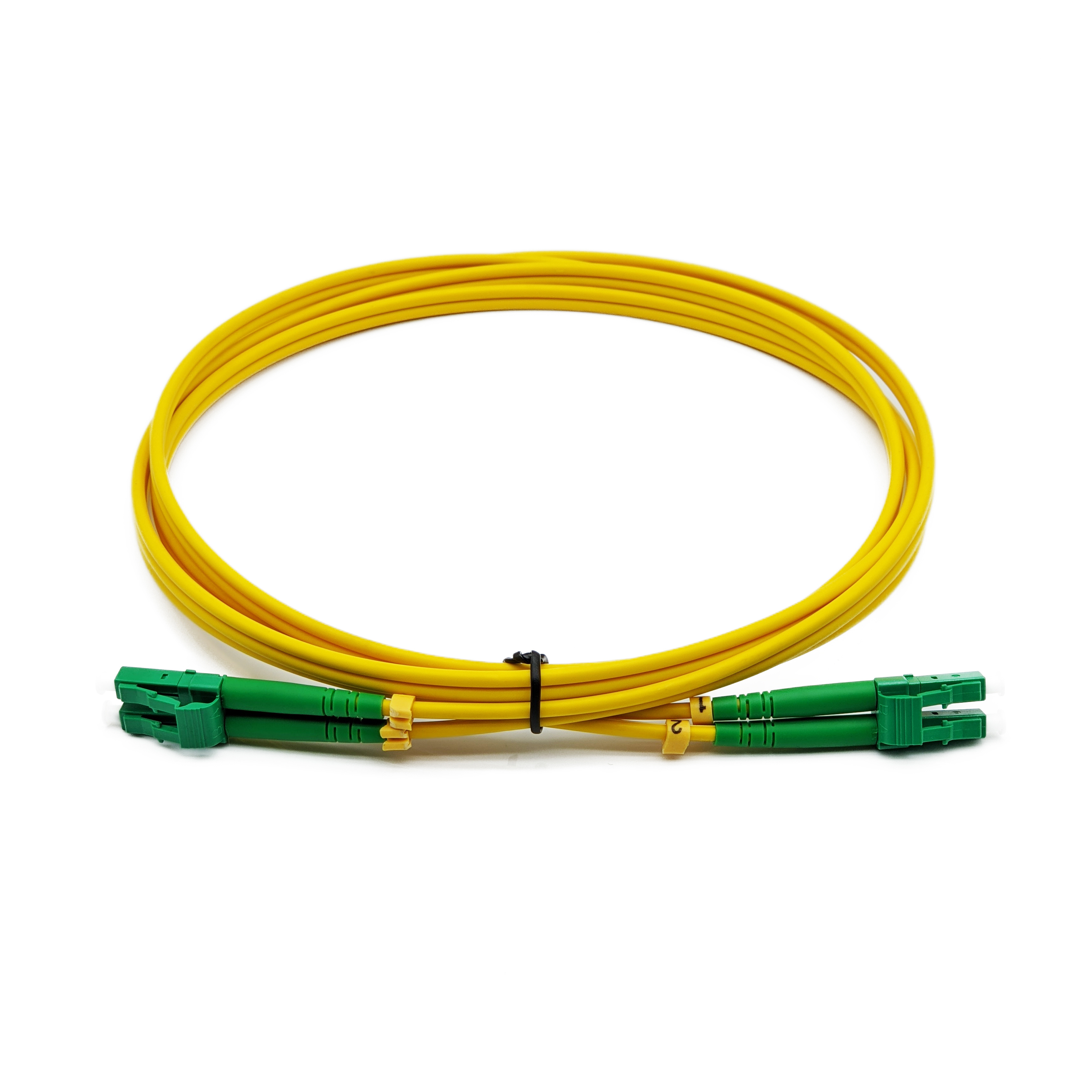 Duplex LC APC to LC APC OS2 Optic Fiber Patch Cable