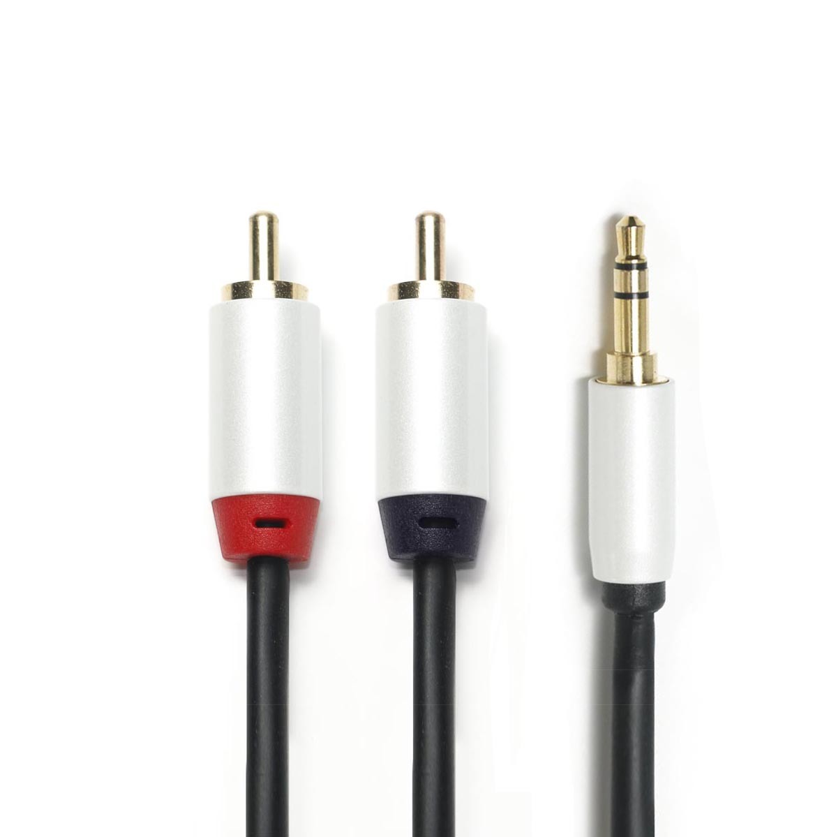 3.5mm to 2RCA Stereo Audio Aux Cable