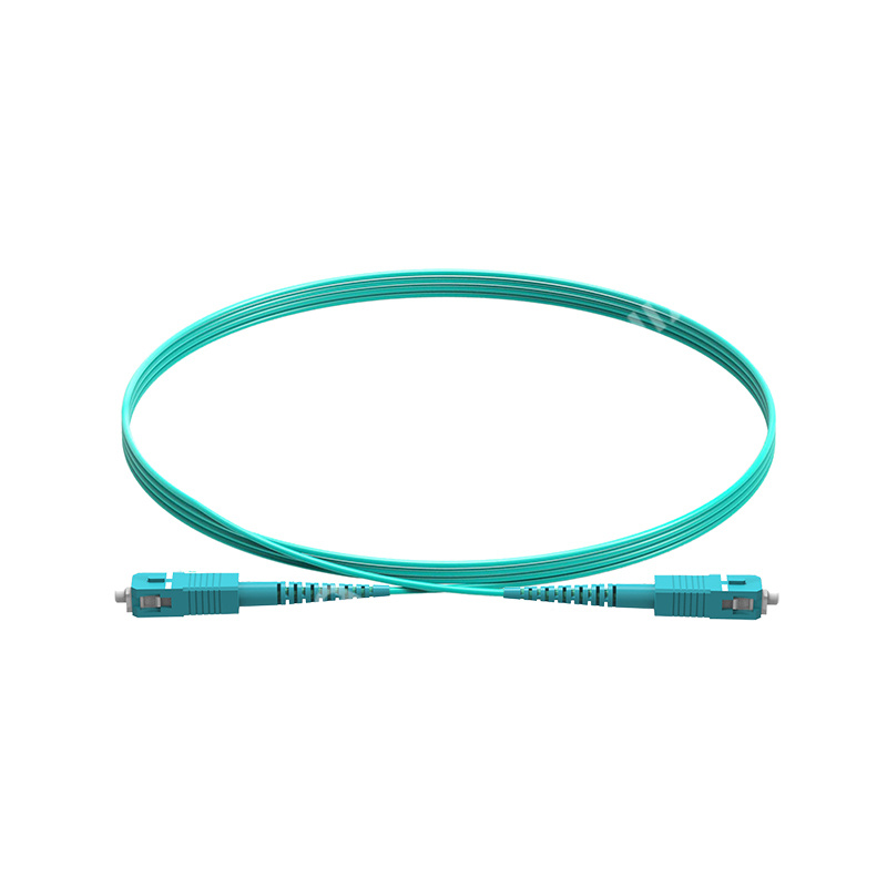 Simplex SC UPC to SC UPC  OM3 Optic Fiber Patch Cable