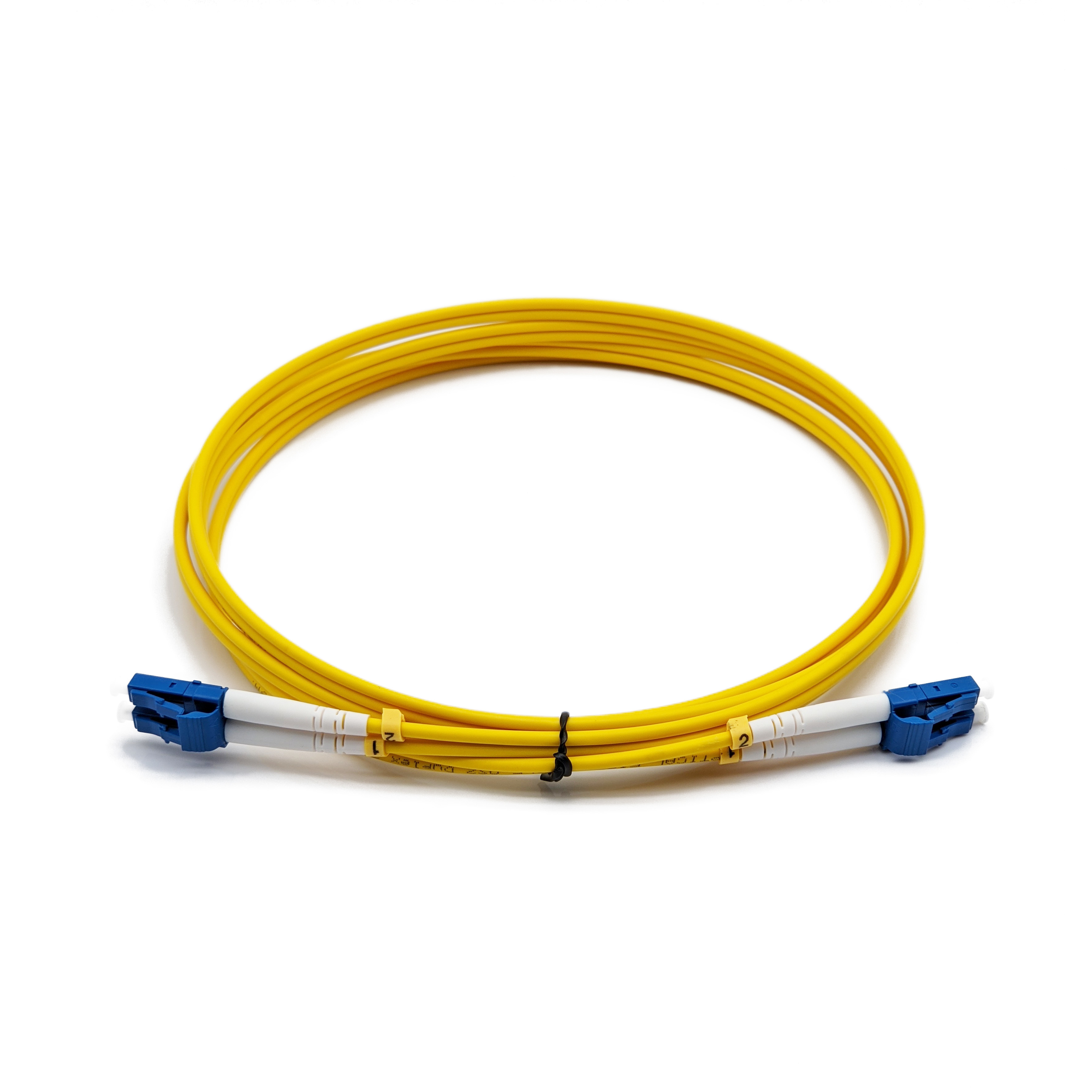 Duplex LC UPC to LC UPC OS2 Optic Fiber Patch Cable