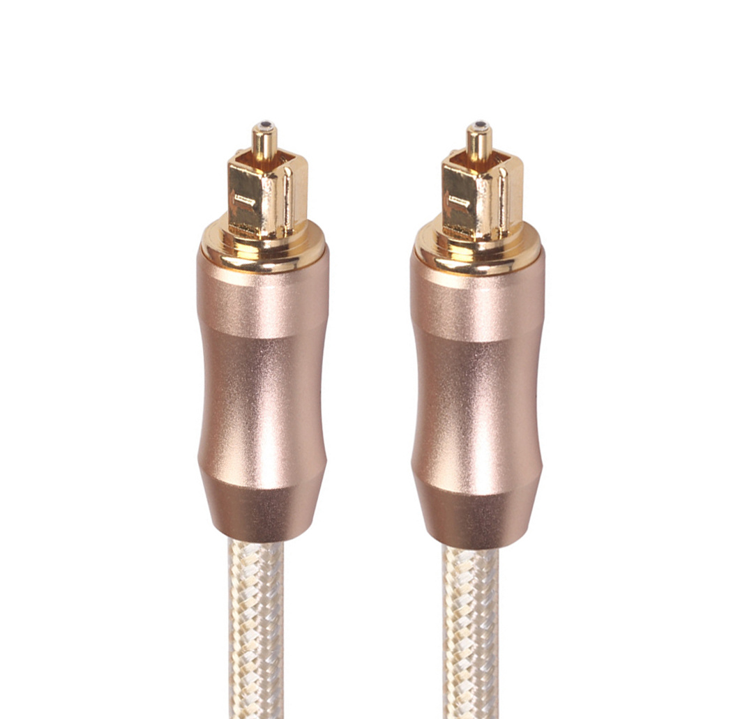 Reinforced Metal Shell Toslink Optical Sound Cable