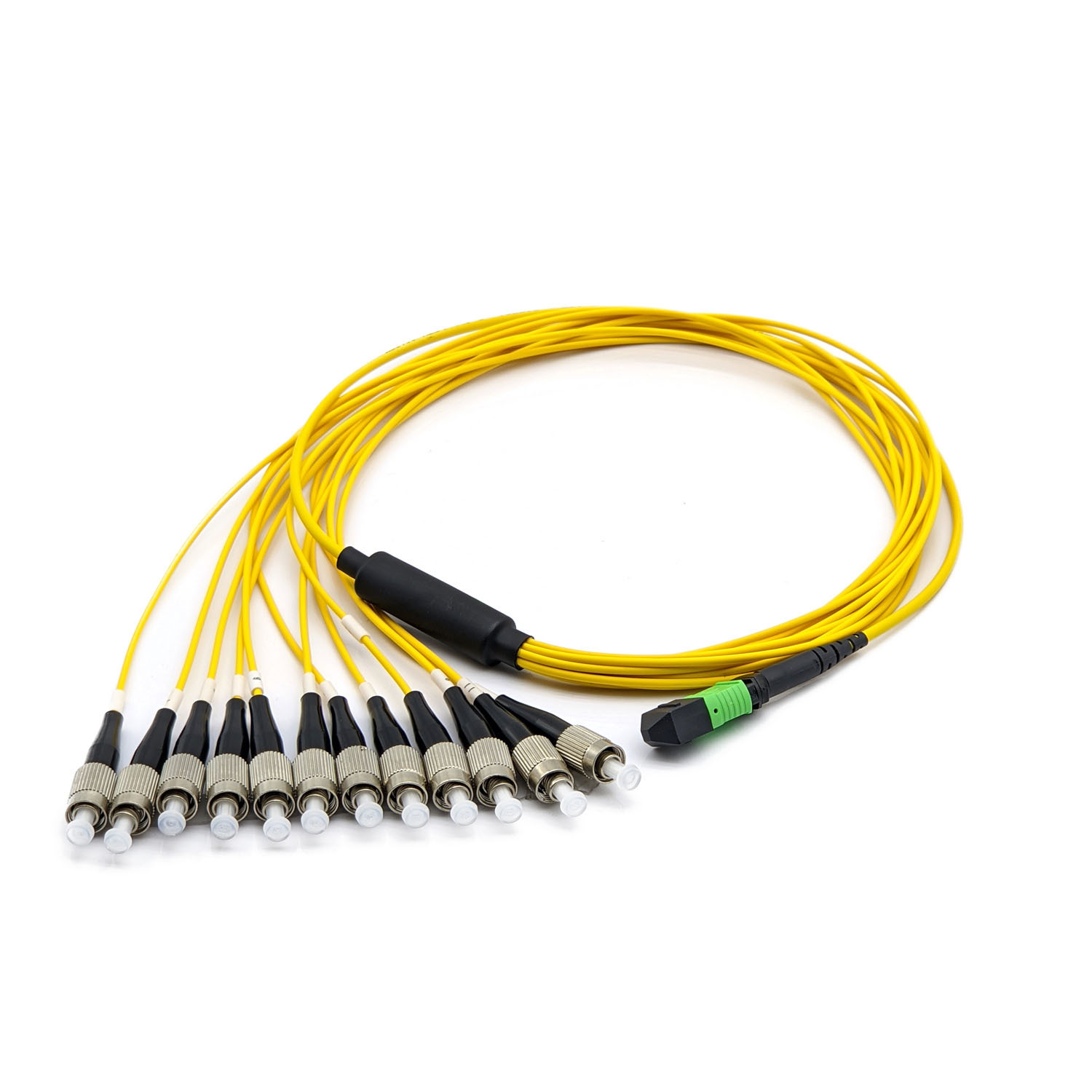 OS2 MPO-12 APC to FC UPC 12 Fibers