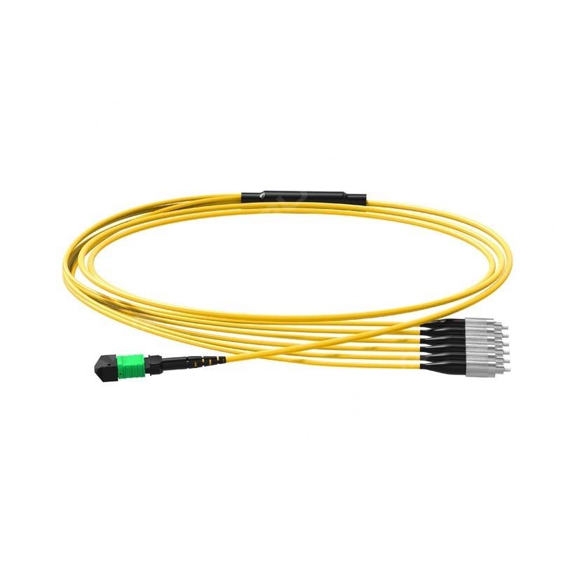 OS2 MPO-12 APC to FC UPC 12 Fibers