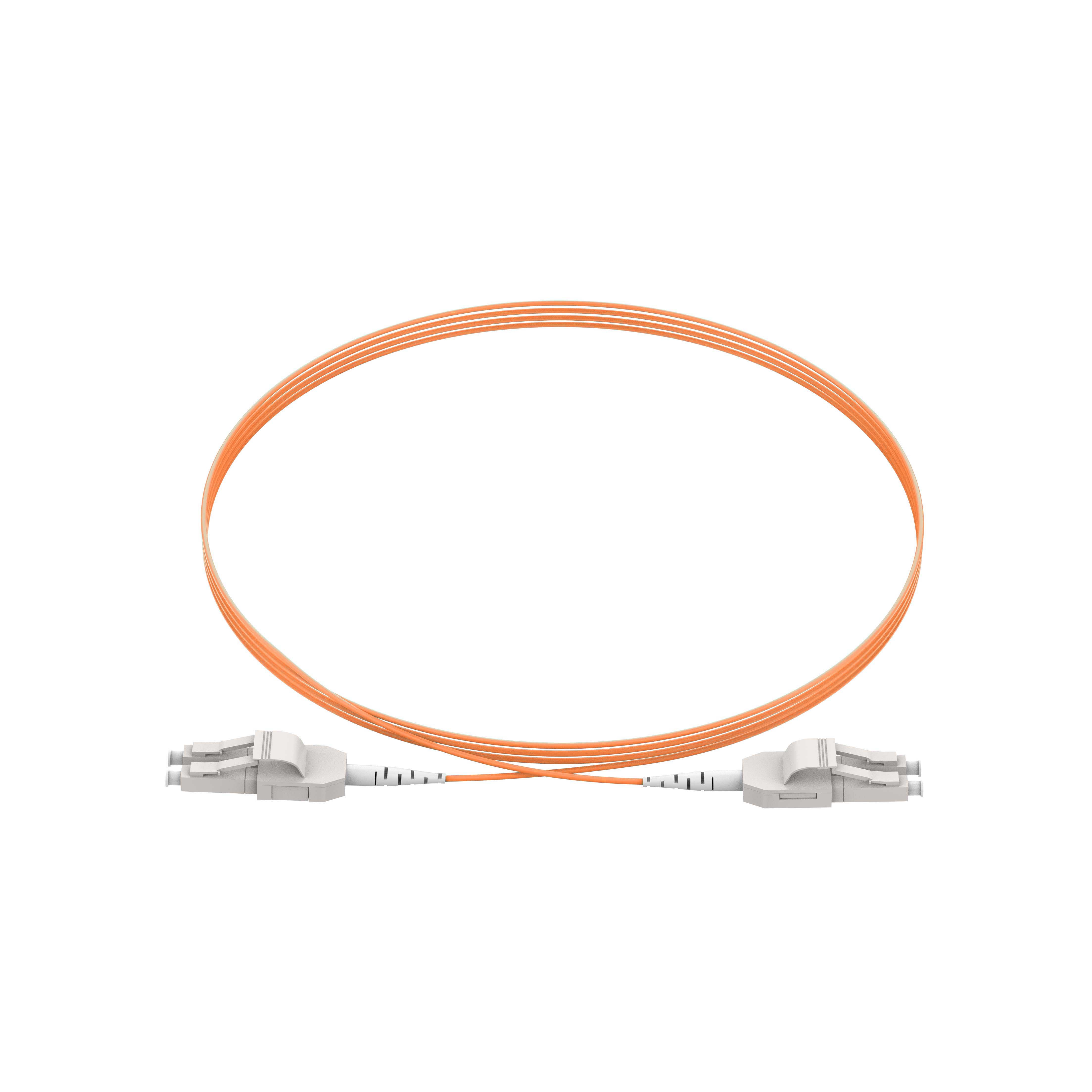 OM1 Uniboot LC UPC to LC UPC Optic Patch Cord
